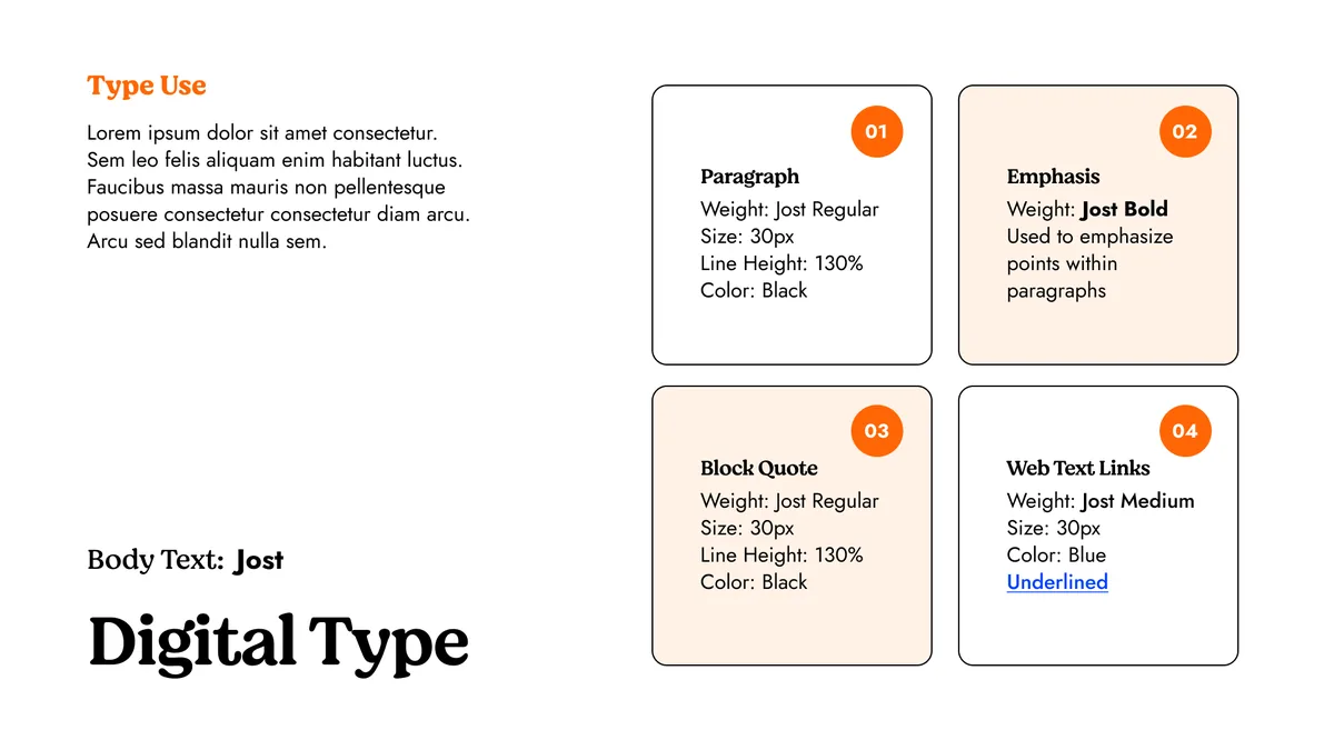 Freddie Co. brand guidelines slide 3
