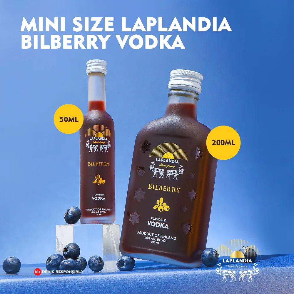 Laplandia Vodka — Mini Bilberry