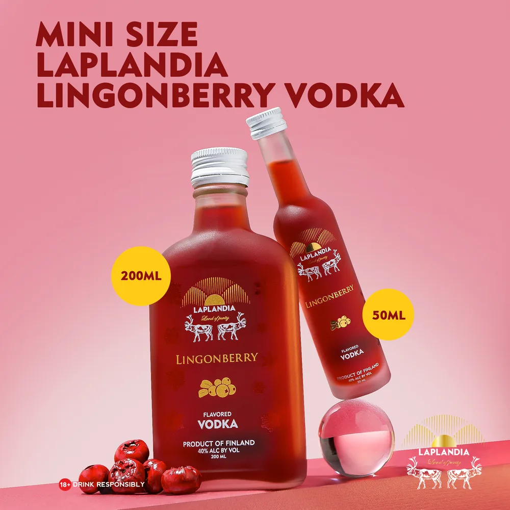 Laplandia Vodka — Mini Bilberry
